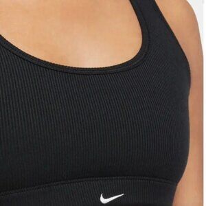 2-Nike NWOT Alate All U Light-Support Lightly Lined RibbedSports Bra Black NWOT
